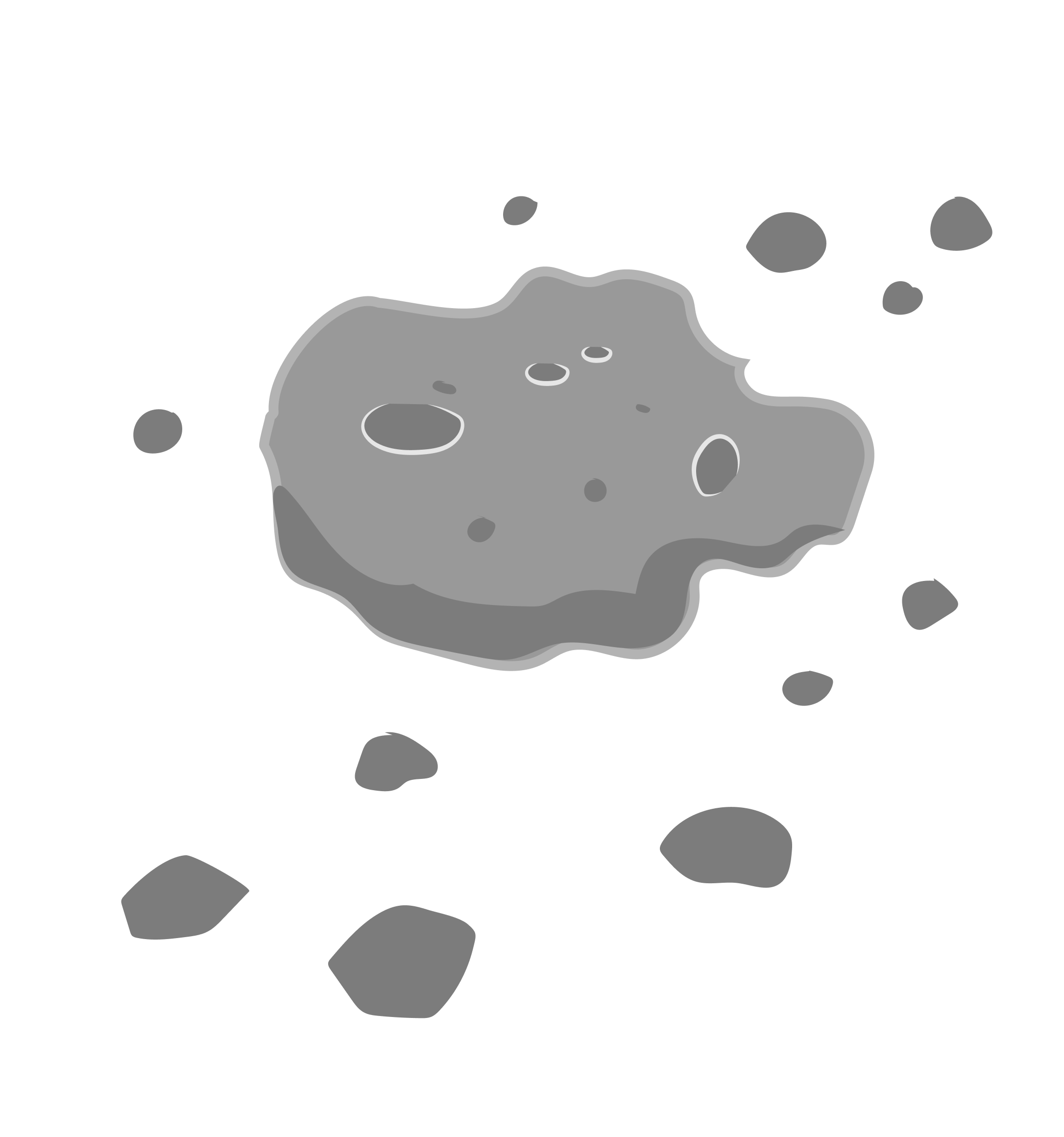 Kisebb aszteroidák rajza